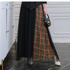 ROK OZIAS JETBLACK 06454 I Rok Casual Wanita I Rok Kerja Muslimah Panjang