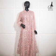 GAMIS OZIAS TILE NAMIRA 07135 LD 105 I Gamis Tile Bordir Premium I Gamis kondangan