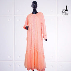 GAMIS OZIAS BROKAT ALTEZZA 09368 LD 105 I Gamis Remaja Muslimah I Fashion Kondangan cantik Panjang Santai