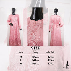GAMIS OZIAS TILE 03881 LD 105 I Gamis Kondangan Wanita I Gamis Wanita Simpel