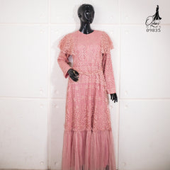 GAMIS OZIAS BROKAT TIARA 09835 LD 105 I Gamis Brisemade Muslimah I Dress home Busui Friendly Wanita Panjang