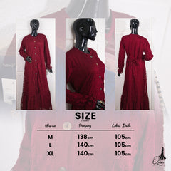 GAMIS OZIAS BROKAT PALMINERVIS 09701 LD 105 I Gamis Pesta Simpel I Gamis Remaja Muslimah Panjang Santai