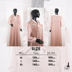 GAMIS OZIAS BROKAT PREMIUM 10009 LD 105 I Gamis Brokat Premium I Gamis Kondangan