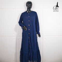 GAMIS OZIAS BROKAT PALMINERVIS 09701 LD 105 I Gamis Pesta Simpel I Gamis Remaja Muslimah Panjang Santai