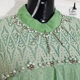 GAMIS OZIAS CERUTY COMBI BROKAT ARGYLIE 09863 LD 105 I Gamis Acara Formal I Fashion Wanita Hijab Muslim Panjang