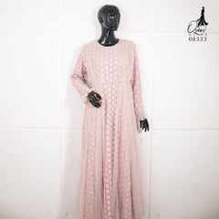 GAMIS OZIAS BROKAT POLKA PREMIUM 08333 LD 105 & LD 120I Gamis Kondangan Cantik I Gamis Wisuda Remaja Nyaman Panjang