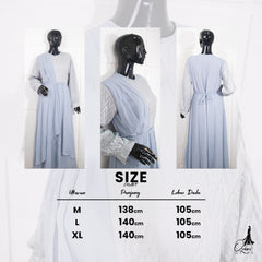 GAMIS OZIAS CERUTY 09797 I Gamis Wanita Muslimah I Dress Home Nyaman Panjang