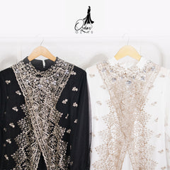 GAMIS OZIAS TILE 07181 LD 105 I Gamis Kondangan Mewah I Gamis Pesta TIle Bordir