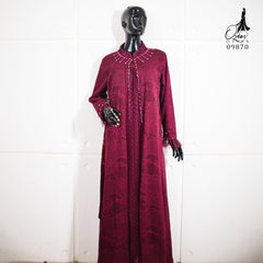 GAMIS OZIAS BROKAT HARUKA 3D 09870 I Gamis Ibu Dan Anak I Gamis Simpel Nyaman Panjang Muslim Dress