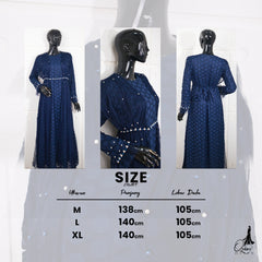 GAMIS OZIAS BROKAT POLKA PREMIUM 08333 LD 105 & LD 120I Gamis Kondangan Cantik I Gamis Wisuda Remaja Nyaman Panjang