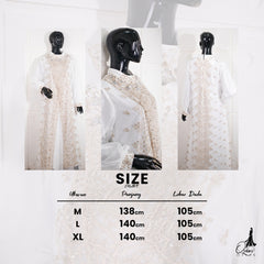 GAMIS OZIAS TILE 07181 LD 105 I Gamis Kondangan Mewah I Gamis Pesta TIle Bordir