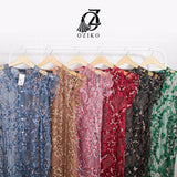 VEST OUTER OZIKO TILE BORDIR AIKO 03192 LD 105 I Outer Tile Bordir I Outer Lepas Pasang