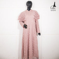 GAMIS OZIAS BROKAT FIMELA 09499 LD 105 I Dress Simpel I Gamis Busui Syar'i l Busui Friendly Muslim Nyaman