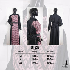 GAMIS OZIAS ABAYA STRETCH 09645 LD 120 I Gamis Fashion Muslimah I Gamis Lebaran Cantik Wanita