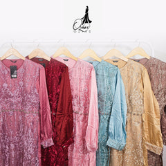 GAMIS OZIAS TILE 03881 LD 105 I Gamis Kondangan Wanita I Gamis Wanita Simpel