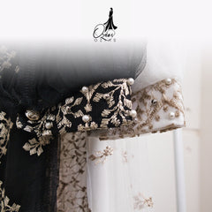 GAMIS OZIAS TILE 07181 LD 105 I Gamis Kondangan Mewah I Gamis Pesta TIle Bordir