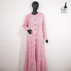 GAMIS OZIAS BROKAT PALMINERVIS 09701 LD 105 I Gamis Pesta Simpel I Gamis Remaja Muslimah Panjang Santai