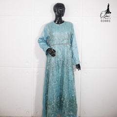 GAMIS OZIAS TILE 03881 LD 105 I Gamis Kondangan Wanita I Gamis Wanita Simpel