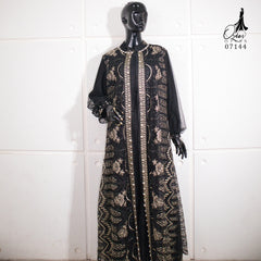 GAMIS OZIAS TILE NAMIRA 07144 LD 105 140 I Gamis Mewah Kondangan 4XL I Gamis Tile Bordir