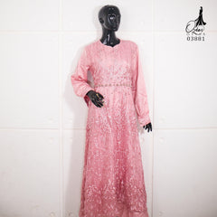 GAMIS OZIAS TILE 03881 LD 105 I Gamis Kondangan Wanita I Gamis Wanita Simpel