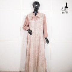 GAMIS OZIAS BROKAT PREMIUM 10009 LD 105 I Gamis Brokat Premium I Gamis Kondangan