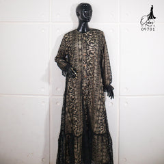 GAMIS OZIAS BROKAT PALMINERVIS 09701 LD 105 I Gamis Pesta Simpel I Gamis Remaja Muslimah Panjang Santai