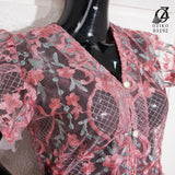 VEST OUTER OZIKO TILE BORDIR AIKO 03192 LD 105 I Outer Tile Bordir I Outer Lepas Pasang