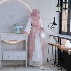 GAMIS OZIKO TILE 07215 LD 105 I Gamis Kondangan Mewah I Gamis Tile