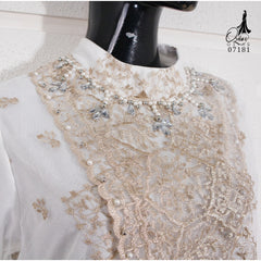 GAMIS OZIAS TILE 07181 LD 105 I Gamis Kondangan Mewah I Gamis Pesta TIle Bordir