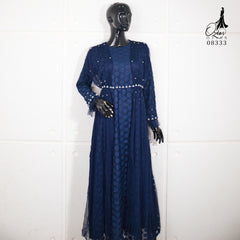 GAMIS OZIAS BROKAT POLKA PREMIUM 08333 LD 105 & LD 120I Gamis Kondangan Cantik I Gamis Wisuda Remaja Nyaman Panjang