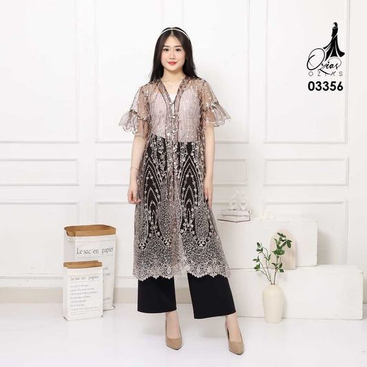 OUTER OZIKO TILE 03356 LD 105 I Outer Kondangan Wanita I Outer Casual Remaja