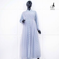 GAMIS OZIAS BROKAT BALIYA 09956 LD 105 & 120  l Gamis Import Premium l Busana Muslimah I Jumbo 2XL