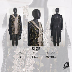 VEST OUTER TILE OZIKO 03245 LD 105 I Outer Kondangan Wanita I Outer Fashion Casual