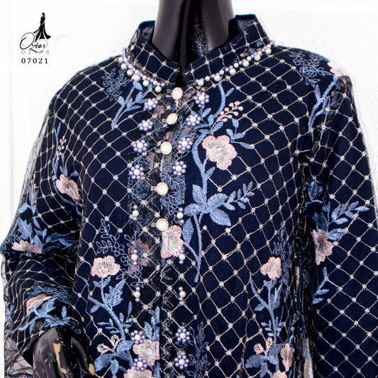 GAMIS OZIAS TILE 07021  LD 105 I Gamis Kondangan Mewah I Gamis Wisuda Muslimah Nyaman Panjang