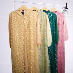 GAMIS OZIAS TILE NAMIRA  07051 LD 105 I Gamis Wanita Wisuda I Gamis Pesta Cantik Nyaman 2XL
