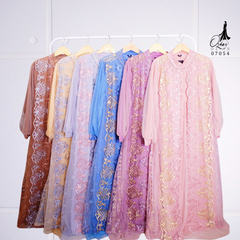 GAMIS OZIAS TILE NAMIRA 07054 LD 105 120 I Gamis Kondangan Wanita I Gamis Fashion Casual 2XL