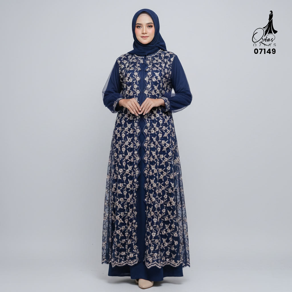 GAMIS OZIAS NAMIRA 07149 LD 105 120 140 150 I Gamis Kondangan Mewah I Gamis Fashion Casual