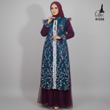 GAMIS OZIAS TILE 07230 LD 105 I Gamis Kondangan Wanita I Gamis Casual Remaja