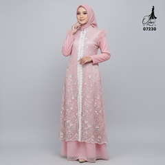 GAMIS OZIAS TILE 07230 LD 105 I Gamis Kondangan Wanita I Gamis Casual Remaja