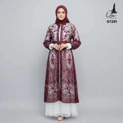 GAMIS OZIAS TILE 07291 LD 105 I Gamis Kondangan Wanita I Gamis Casuak Remaja