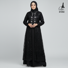 GAMIS OZIAS TILE 07292 LD 105 I Gamis Kondangan Wanita I Gamis Fashion Casual