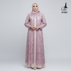 GAMIS OZIAS TILE 07292 LD 105 I Gamis Kondangan Wanita I Gamis Fashion Casual