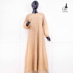 GAMIS OZIAS BROKAT GARDEN LACE 09830 LD 105 I Gamis Premium Simpel l Busana Muslimah Busui Friendly Nyaman Panjang Wanita Santai Mewah