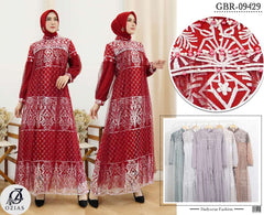 GAMIS OZIAS TILE 09429 I Fashion Remaja kondangan I Gamis Dewasa Panjang