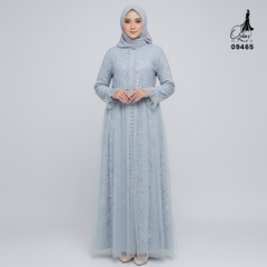 GAMIS OZIAS BROKAT FIMELA 09465 LD 80 95 105 120 I Gamis Fashion Muslimah Anak I Gamis Lebaran Busui Friendly 2XL