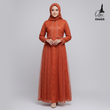 GAMIS OZIAS BROKAT FIMELA 09465 LD 80 95 105 120 I Gamis Fashion Muslimah Anak I Gamis Lebaran Busui Friendly 2XL