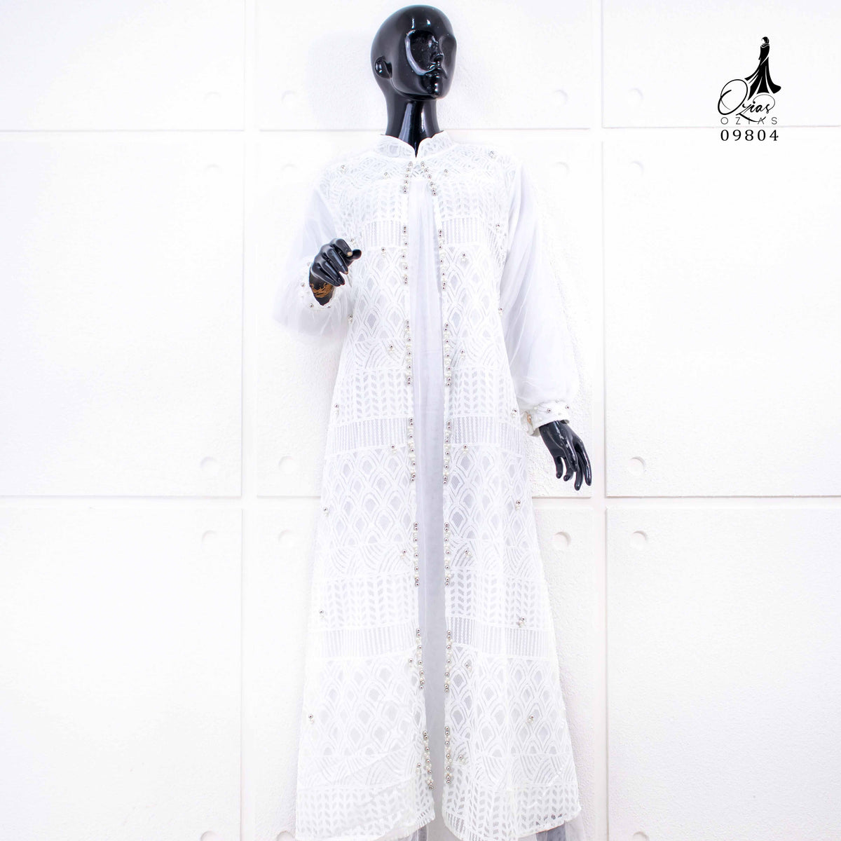 GAMIS OZIAS BROKAT FIMELA 09804 I Fashion Muslimah Hijab I Gamis Kondangan Simpel Nyaman Panjang Santai Dress