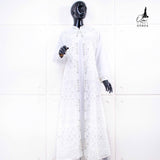 GAMIS OZIAS BROKAT FIMELA 09804 I Fashion Muslimah Hijab I Gamis Kondangan Simpel Nyaman Panjang Santai Dress