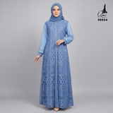 GAMIS OZIAS BROKAT FIMELA 09804 I Fashion Muslimah Hijab I Gamis Kondangan Simpel Nyaman Panjang Santai Dress