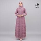 GAMIS OZIAS BROKAT FIMELA 09804 I Fashion Muslimah Hijab I Gamis Kondangan Simpel Nyaman Panjang Santai Dress